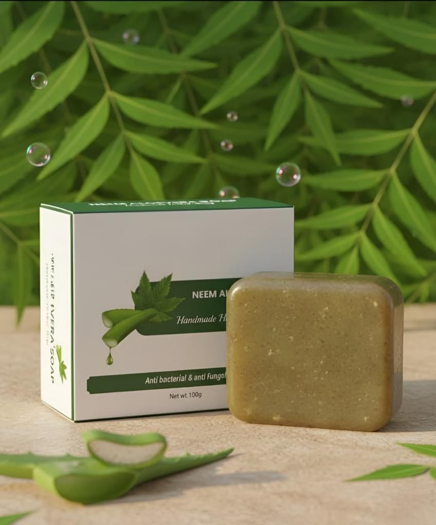 Neem Anti Herbal Handmade Soap 100gm (Pack of 1)